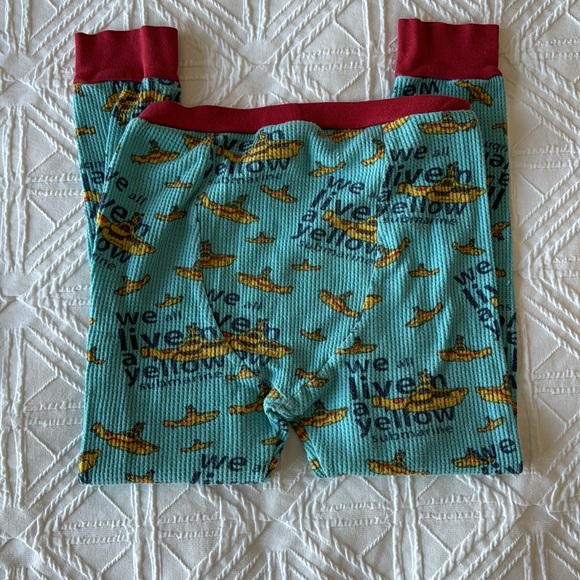 ROWDY SPROUT | Soft Waffle Pajamas Long Johns | Size 4T - Picture 5 of 6